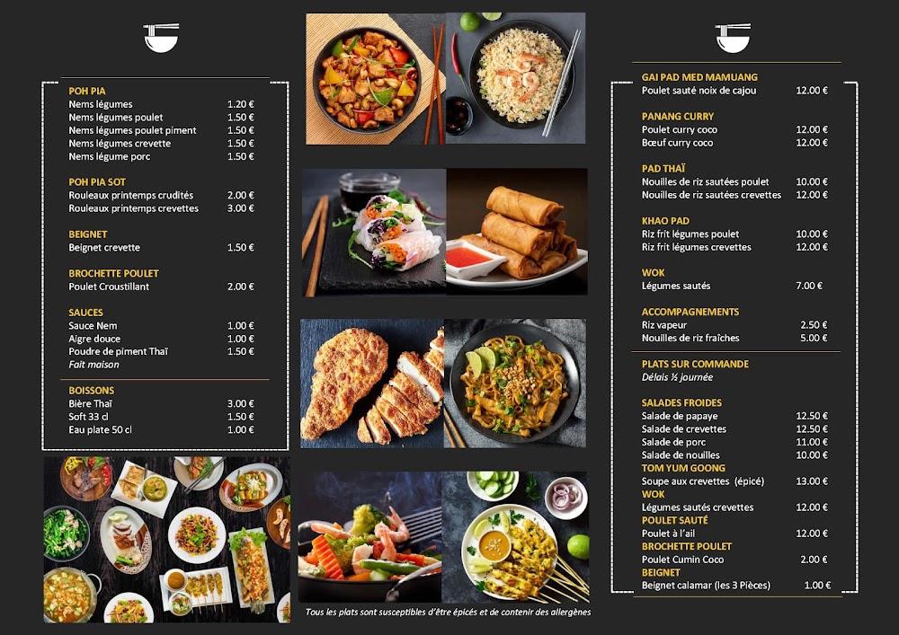 Chanchai - Cuisine Thaï à emporter - Menu Image 1